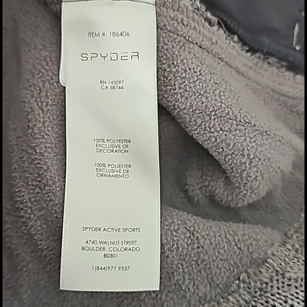 Spyder Full Zipped Turtleneck Cable Knit Sweater - Picture 6 of 15